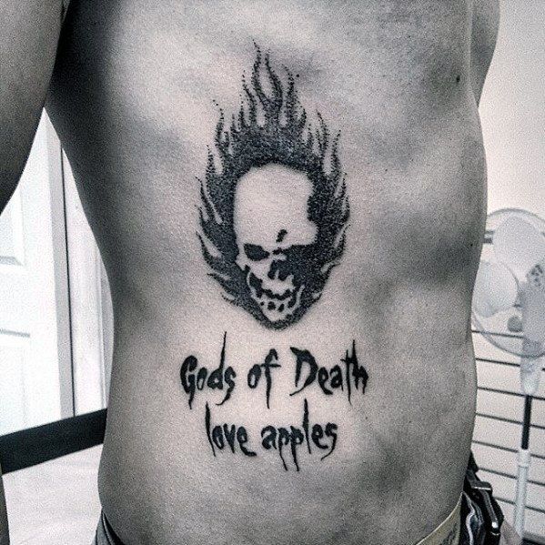 50 Wicked Death Note Tattoo Designs for Men