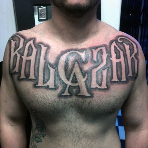 50 Cool Last Name Tattoos for Men