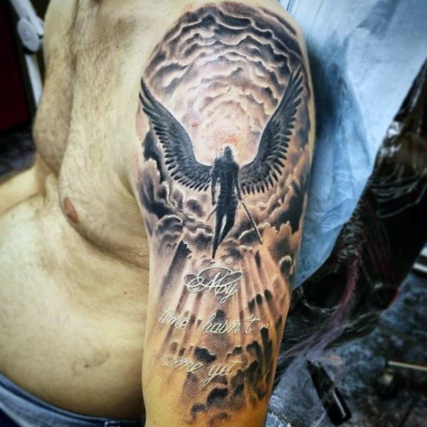 53 Fantastic Heaven Tattoos for Men