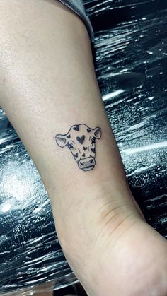 Small Cow Tattoo Ideas