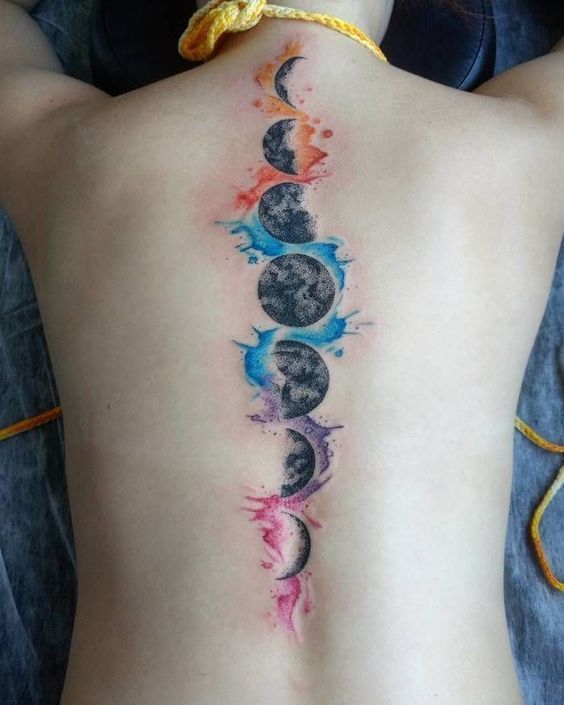 50+ Tattoo Ideas Of Moon Phase
