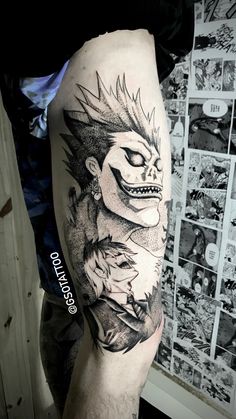 Ryuk Tattoo Design