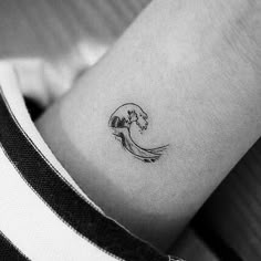 33 Simple wave tattoo ideas to save today | waves tattoo, small tattoos,  simple wave tattoo and more