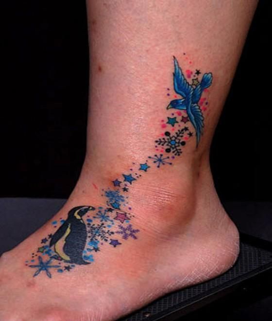 47 Penguin tattoo ideas | penguin tattoo, penguin couple tattoo ideas, penguin art