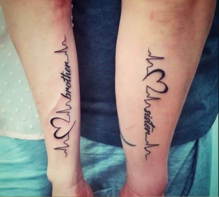 175+ Best Brother Tattoos (2024) Matching Symbols, Memorial Quotes & Designs for Sisters