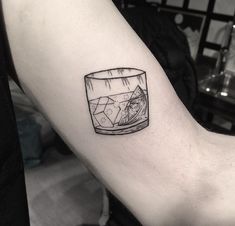 15 Glass tattoo ideas | food tattoos, tattoos, bottle tattoo