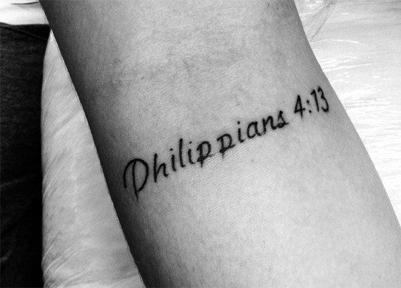 40 Philippians 4:13 Tattoo Designs for Men