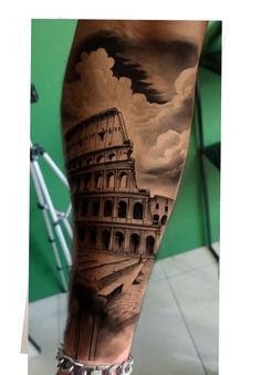 Colosseum Tattoo Design