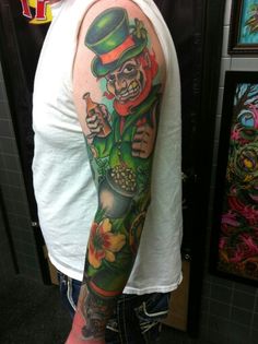 Discover 7 Leprechaun Tattoos and Saint Patricks Day Art Ideas | irish  tattoos, cute leprechaun tattoo, leprechaun hat tattoo and more