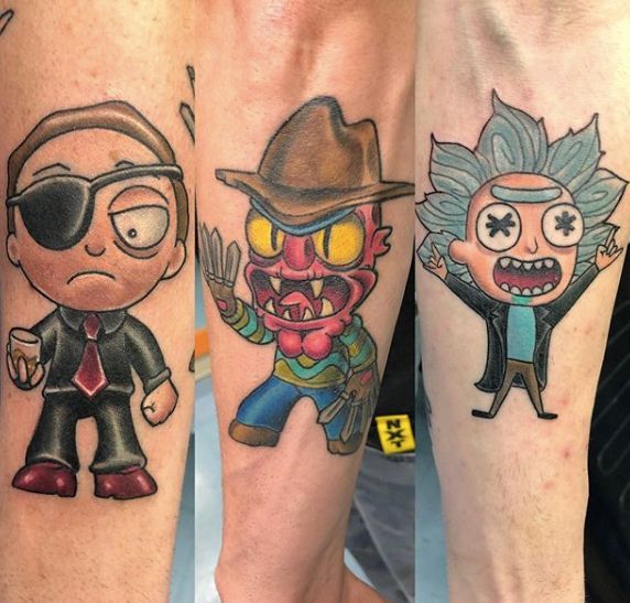 Best 40 Rick and Morty Tattoo Designs and Ideas - NSF News and Magazine