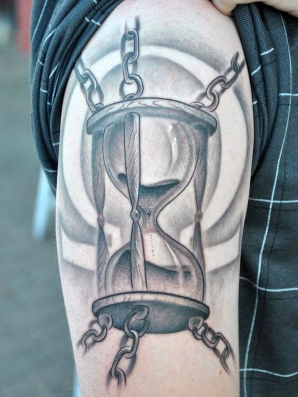 Hourglass Tattoos for Men