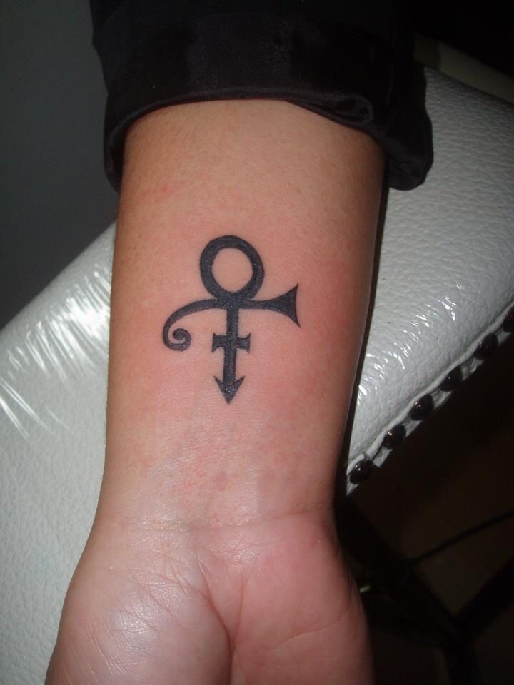 My Love symbol tattoo. Just finished. ❤️ Prince
