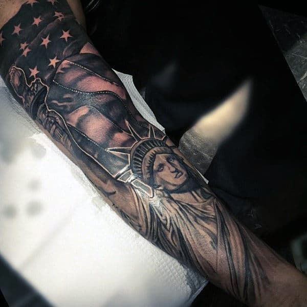 91 Cool Patriotic Tattoos for Men