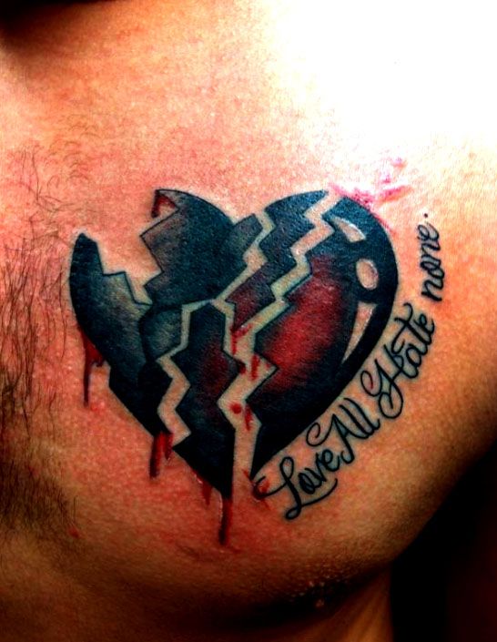 110+ Broken Heart Tattoo (Unique Designs 2021) - Tattoo Shoo