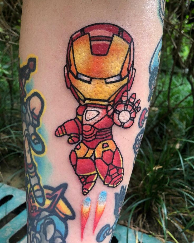 Cute Ironman tattoo