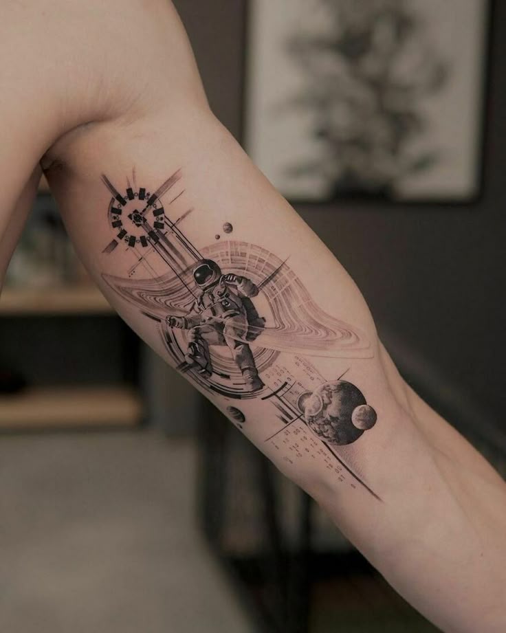 110 Space Tattoos That Are Basically Outer Space Cool
