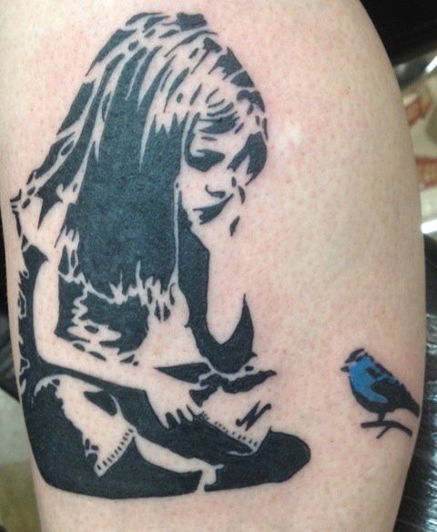 Banksy tattoo by Bill | Yelp