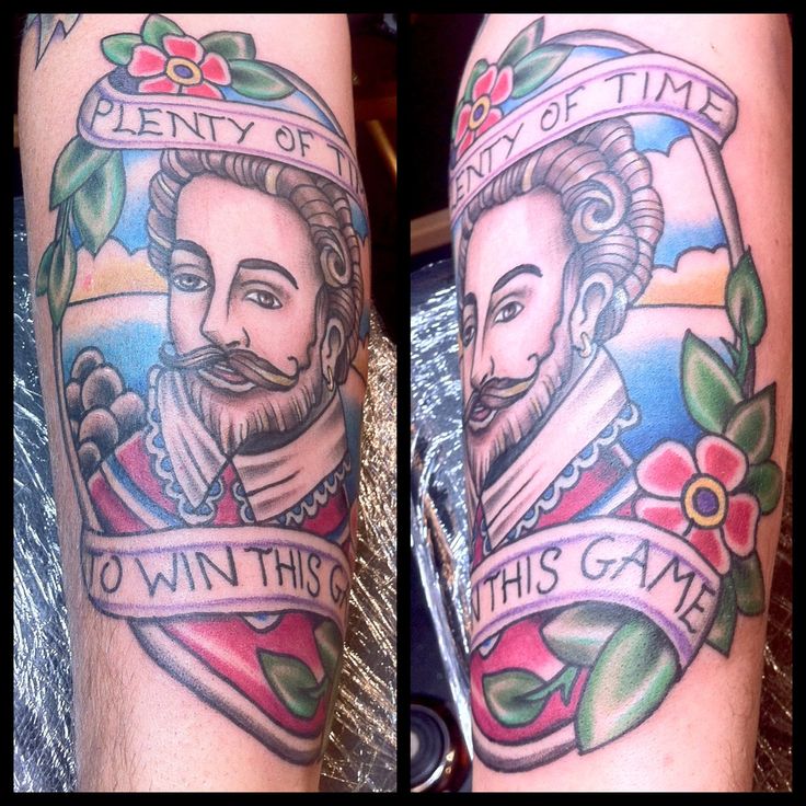 Sir Francis drake tattoo!