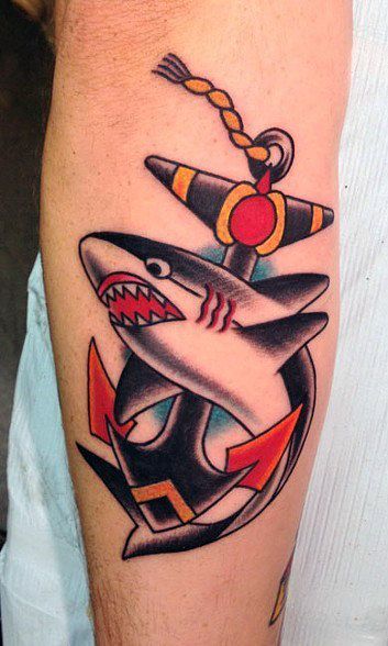 70 Traditional Shark Tattoo Designs for Men