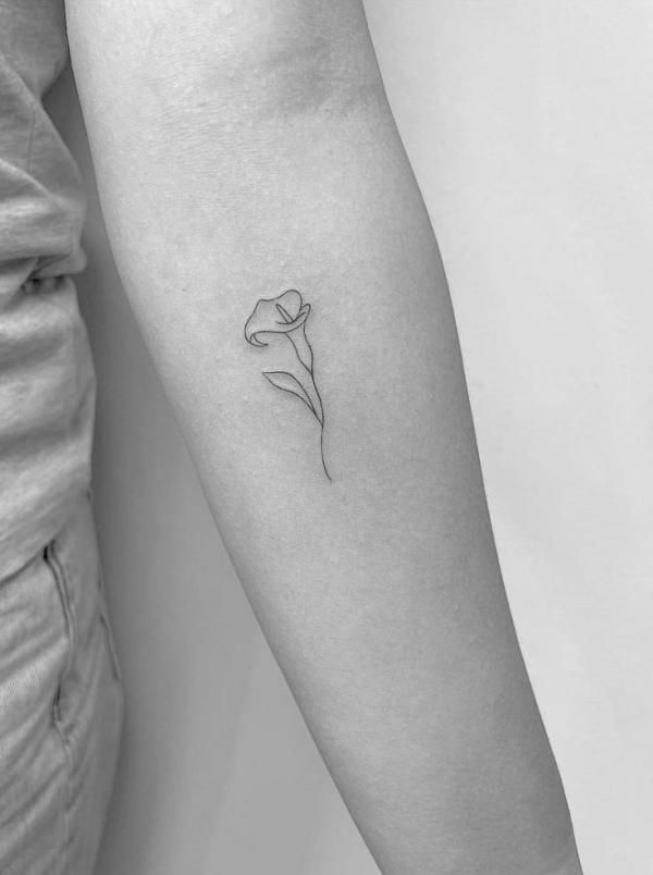 40 Calla Lily Tattoo Designs with Meaning | Art and Design