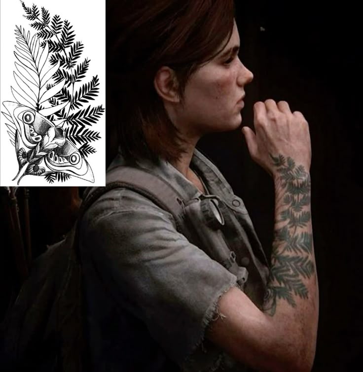 Ellie The last of Us 2 Arm Tattoo