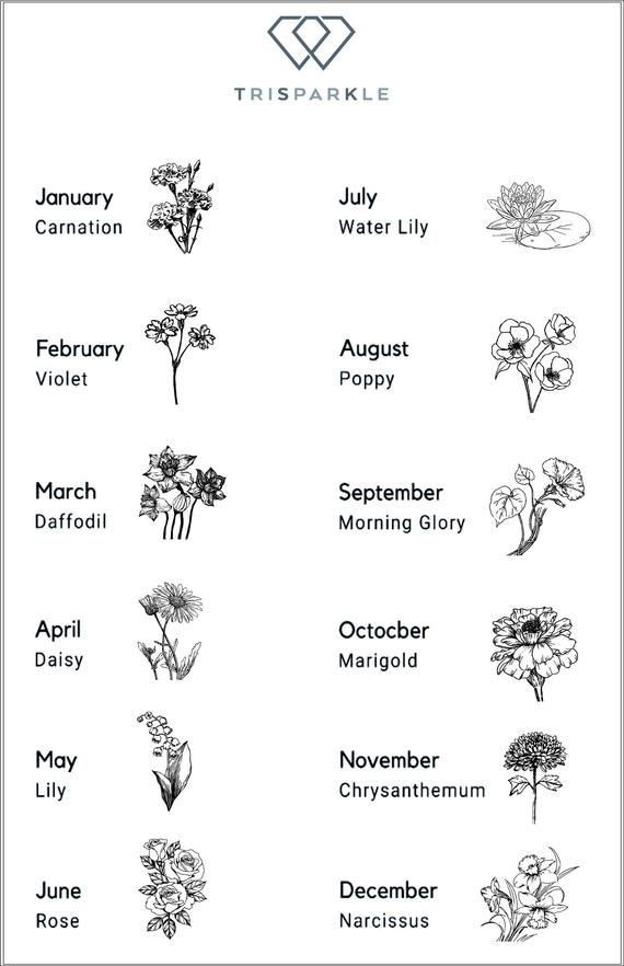 Pin by Jackie Aardema on Tattoos | Birth flower tattoos, Small flower  tattoos, Flower tattoos