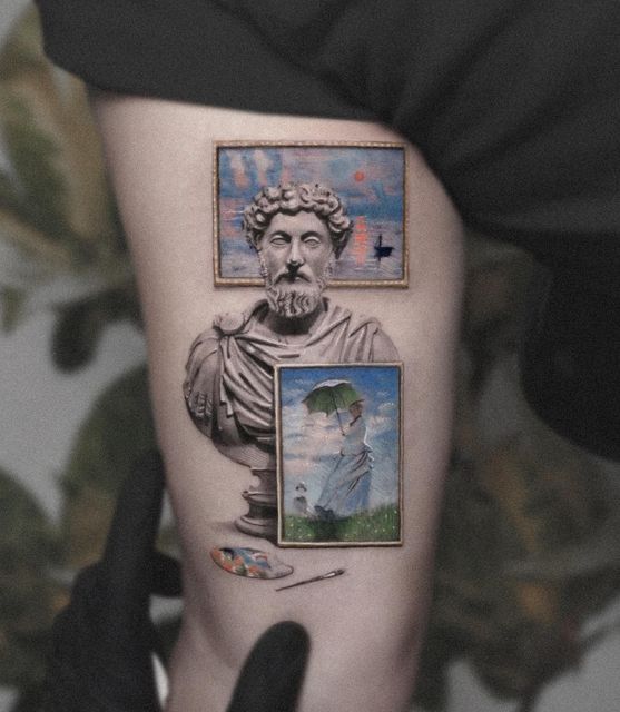 Kozo on Instagram: "Marcus Aurelius x Monet ✨"