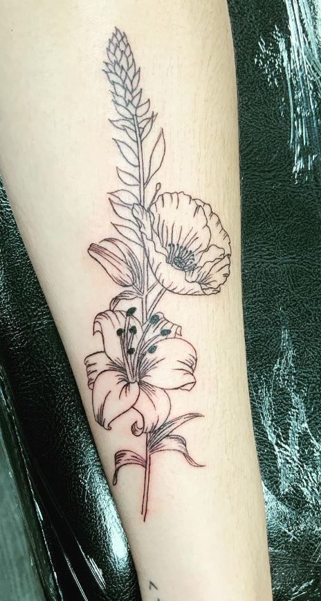 75 Meaningful Gladiolus Tattoos, Designs & Ideas - Tattoo Me Now