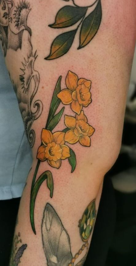 100 Daffodil Tattoos