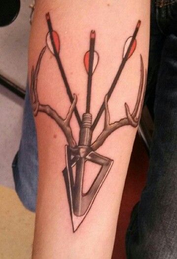 Bow hunter tattoo