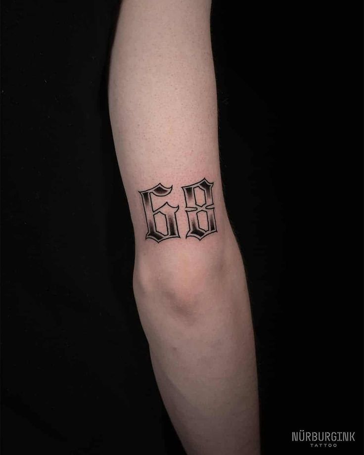 101 Amazing Number Tattoos For 2024!