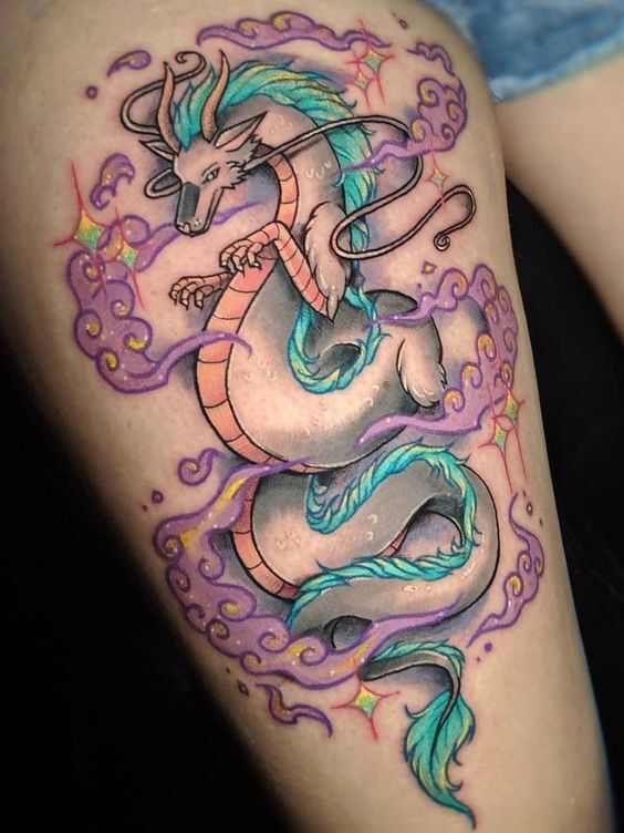 Top 50 Spirited Away Haku Dragon Tattoo Ideas New 2024