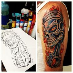 7 Piston tattoo ideas | piston tattoo, mechanic tattoo, engine tattoo