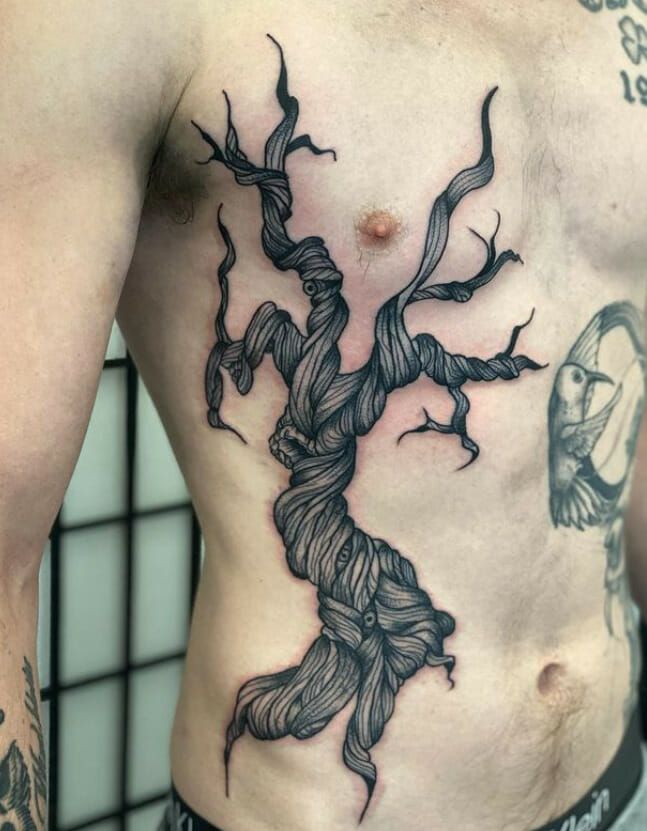 Dead Tree Mighty Tree Tattoo Designs Idea: 61 Mighty Tree Tattoo Designs Ideas- Finding Serenity in
