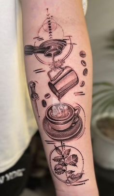 Coffee Tattoo Ideas Minimalist