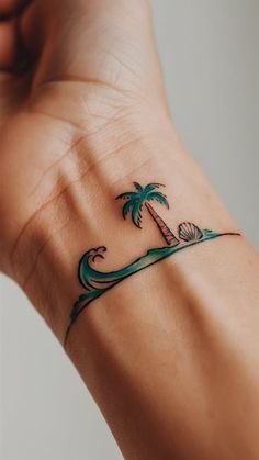 Palm tattoos: Discover 100 ☀️Margaritaville☀️ ideas | beach tattoo, palm  tree tattoo and more