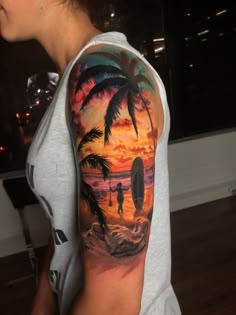 57 Sunset Tats and sunset tattoos ideas to save today | tattoos, cool  tattoos, tattoo designs and more