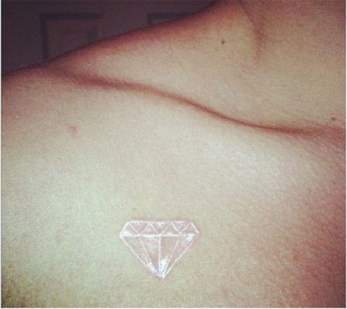 37 Inspirational Diamond Tattoo Designs and Images