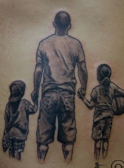 150+ Cool Father Son Tattoos Ideas (2024) Symbols, Quotes & Baby Designs  for Dads