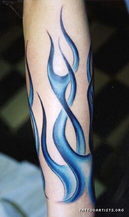 Pin by Kendra Gilmore on Tattoos I like in 2025 | Blue flame tattoo, Flame  tattoos,