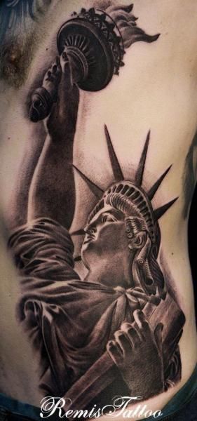Liberty tattoo, Statue of liberty tattoo, Tattoos