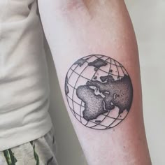 Discover 22 Earth Tattoo and Globe Tattoos Ideas | world globe tattoos,  vintage globe tattoo, mens globe tattoo and more