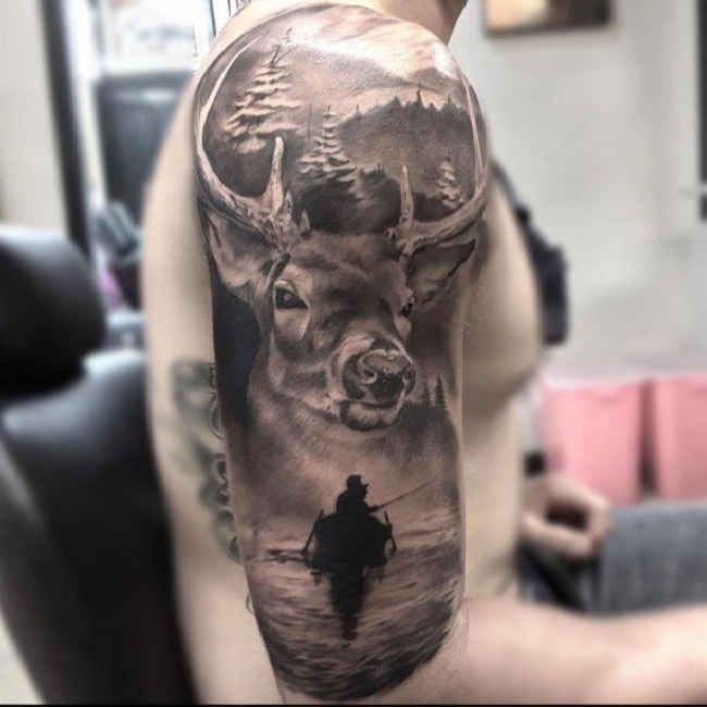20 Great Hunting Tattoos You'll Want to Get