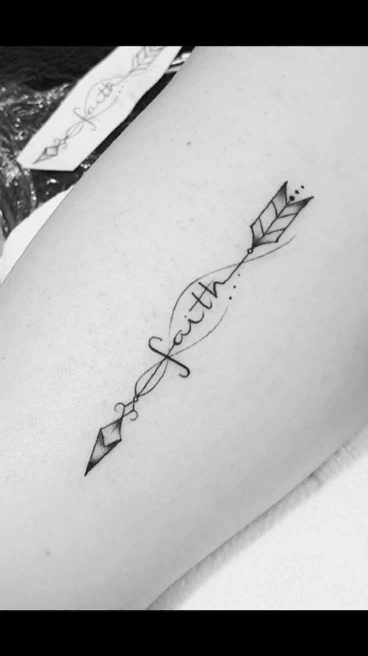 Pin by Rhonda Boswell on tattoooooooooos | Arrow tattoos for women,  Inspirational tattoos, Tiny tattoos