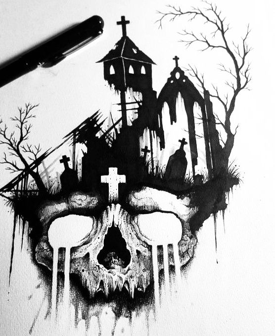 59 Best graveyard tattoo ideas | graveyard tattoo, grim reaper art, reaper  tattoo