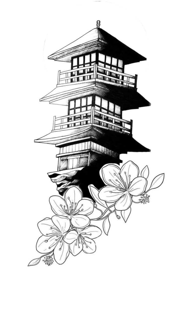 Pin by Артур on дом | Japanese temple tattoo, Temple tattoo, Japanese tattoo designs