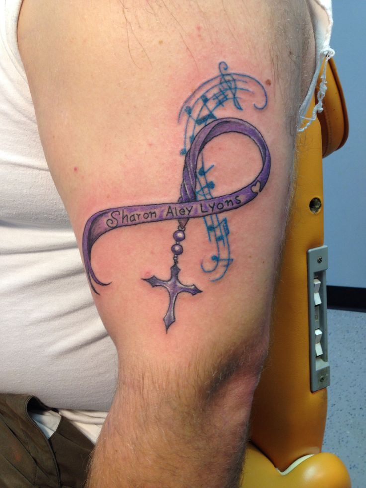 The 80 Best Cancer Ribbon Tattoos for Men | Improb