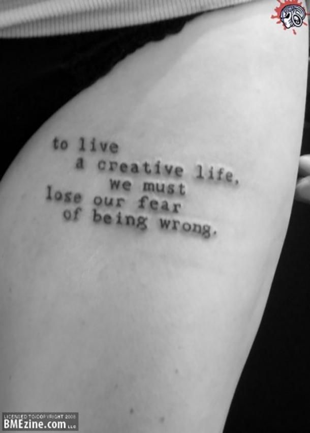 50 Tattoo Quotes & Short Inspirational Sayings For Your Next Ink