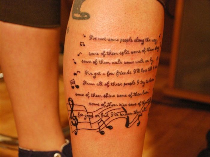 125 Music Tattoo Ideas to Rock Your Body - Wild Tattoo Art
