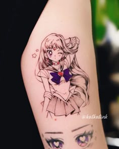 Dainty Sailor Moon Tattoo